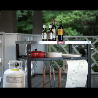 Pizza Oven Stand - Stainless Steel - 3 shelves- Feasto