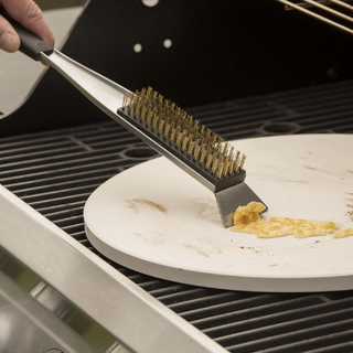 Cleaning Brush with Scraper for Pizza Oven Stone