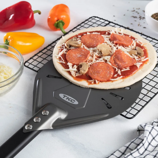 Perforated Pizza Turning Peel - 8 Inches Wide