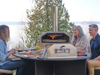 16.5" Outdoor Pizza Oven with Propane Gas Burner