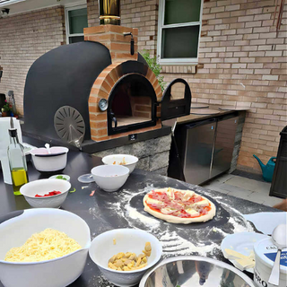 Dymus Portable Wood Fired Brick Pizza Oven