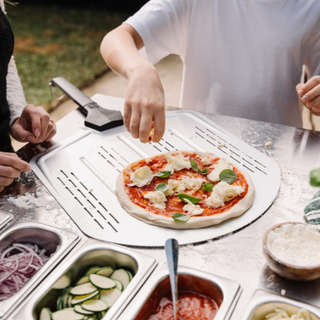 14" Aluminum Perforated Pizza Peel