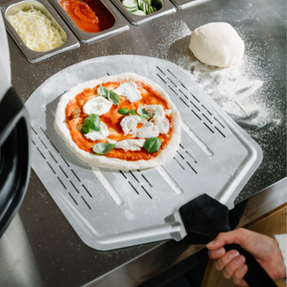 14" Aluminum Perforated Pizza Peel