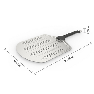 14" Aluminum Perforated Pizza Peel