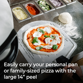 14" Aluminum Perforated Pizza Peel