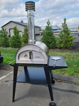 Portable Wood Fired Pizza Oven Pizzi - Stainless