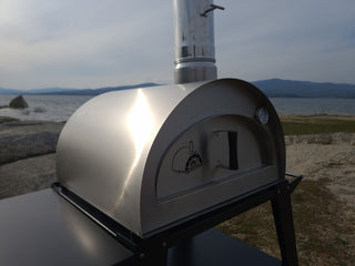 Portable Wood Fired Pizza Oven Pizzi - Stainless