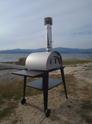 Portable Wood Fired Pizza Oven Pizzi - Stainless